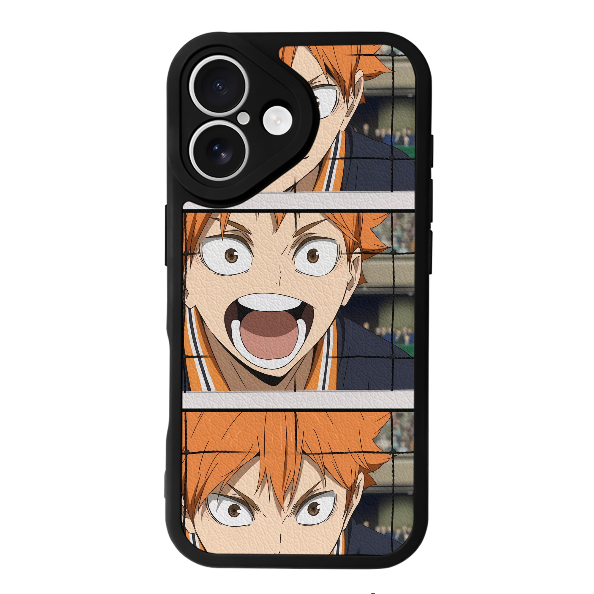 （画像用） ハイキュー!! Haikyu!! 【iPhone 16シリーズ対応】シリコンスマホケース（レザー調） 材質：シリコン